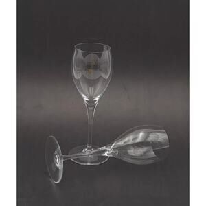 Baccarat Champagne Flutes Set of 2 Crystal 8.5" Saint REMY Vtg Discontinued